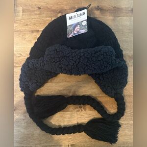 Muk Luks Men's Black Knit Hat